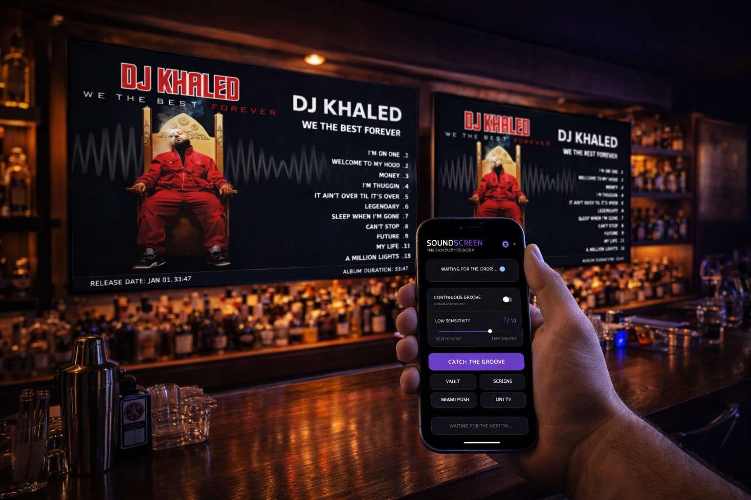 Premium product hero